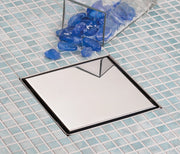 Piletta a filo pavimento Tile Holder 15x15 Aisi 304 Ferplast Diametro: ø50