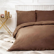 Set di coperte 135 x 200 cm e cuscino 80 x 80 cm, 100% morbido, microfibra confortevole, coperta di alta qualità con chiusura a zip, set di coperte respiro, 135 x 200, marrone