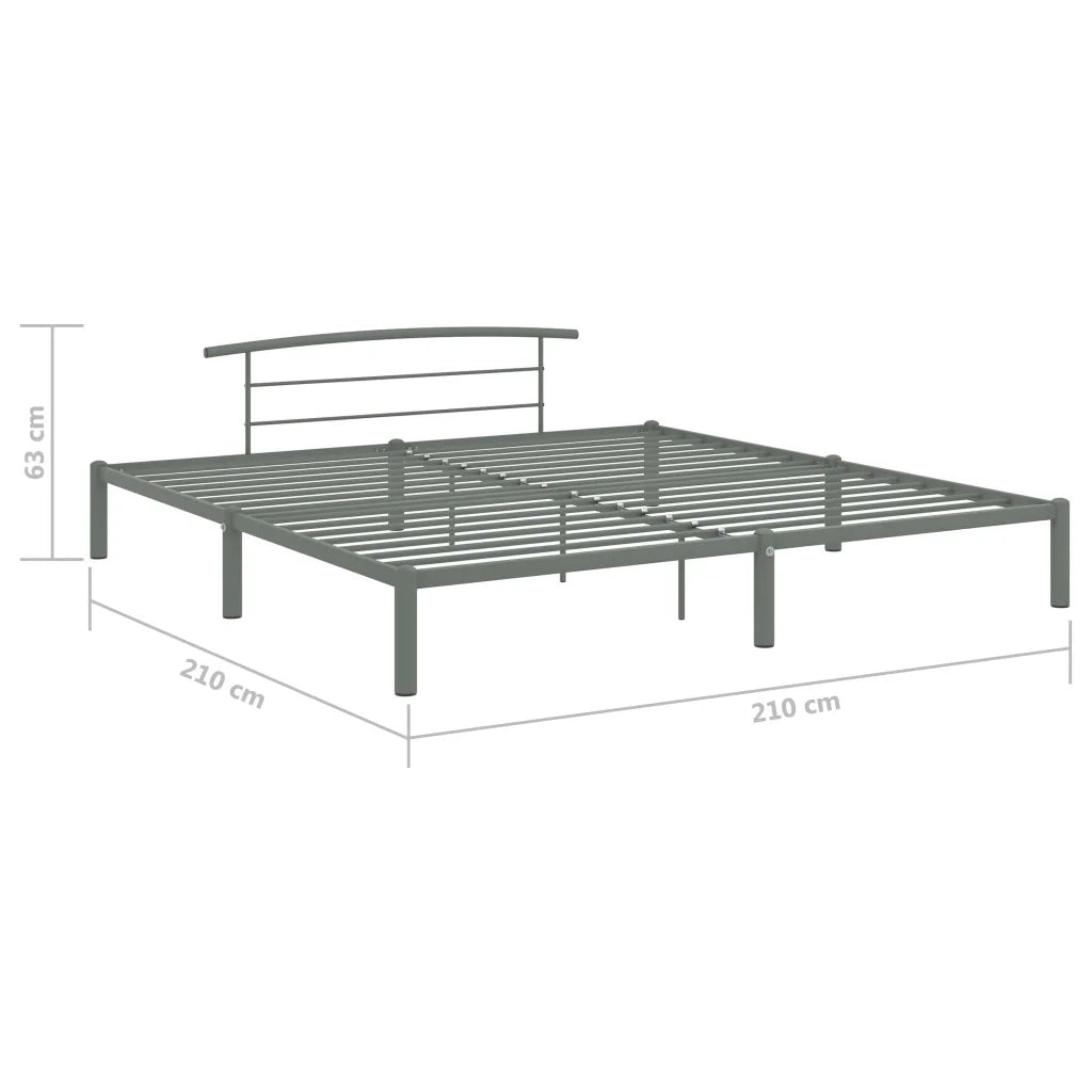 Giroletto Grigio in Metallo 200x200 cm 284706