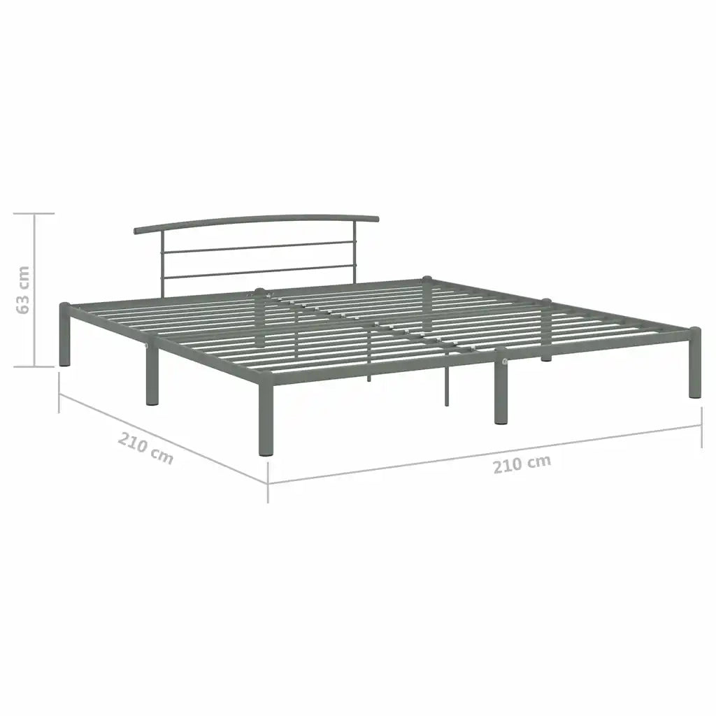 Giroletto Grigio in Metallo 200x200 cm 284706
