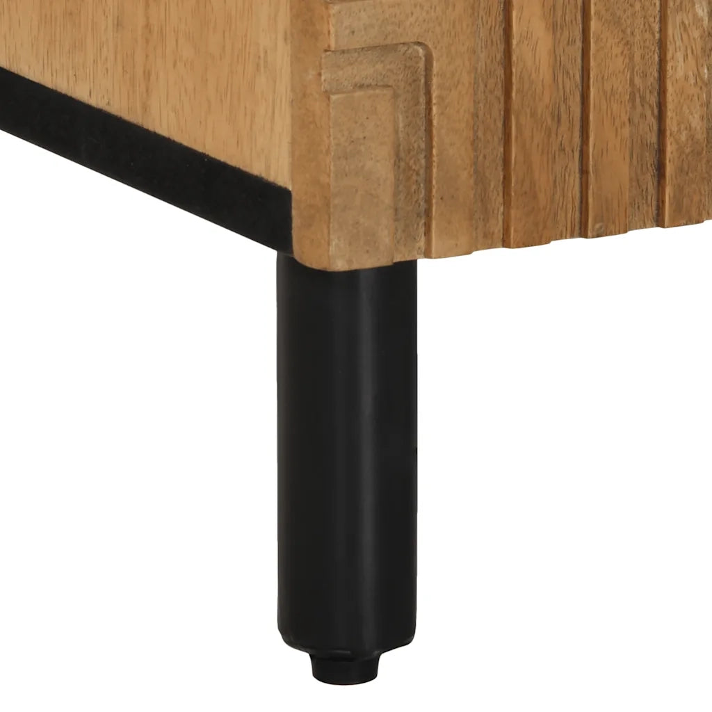 Credenza Marrone 60x33x75 cm in Legno Massello di Mango 4017722