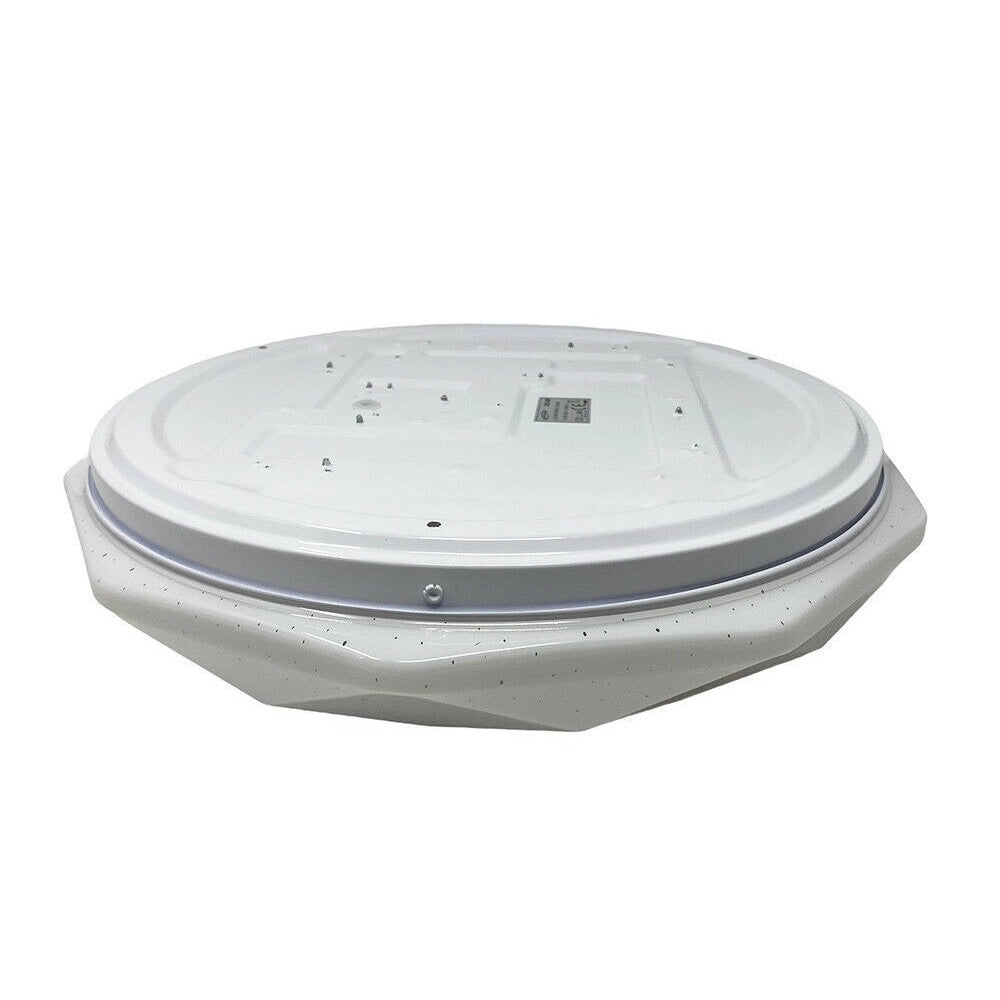 Trade Shop - Plafoniera Soffitto 36 W Bianca Lavorata Puntini Luce 6500k 3000k 4000k C02-36 -
