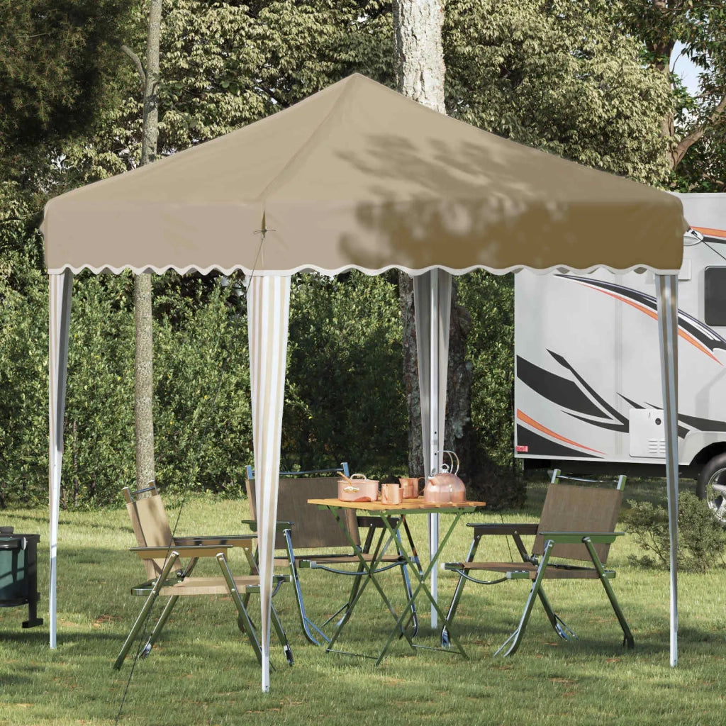 Tenda per feste a pop-up-Gazebo Crema 195 x 195 x 245 cm 434006