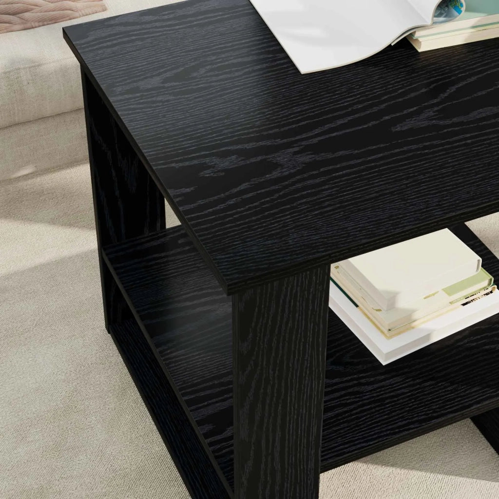 Tavolino da salotto Rovere Nero 51 x 50 x 50 cm 8000197