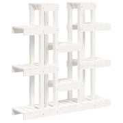 Supporto piante | Sostegno per piante Bianco 104,5x25x109,5 cm Legno Massello di Pino