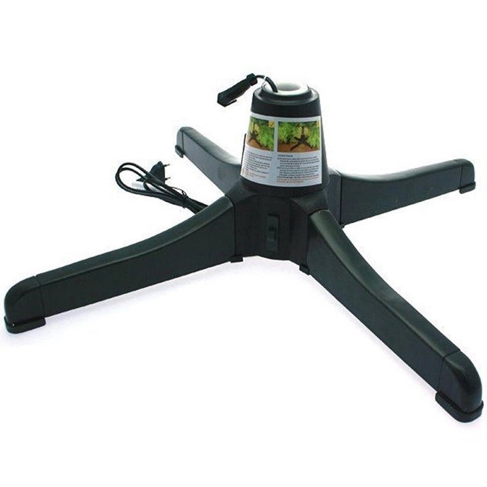 Trade Shop - Base Girevole Per Albero Di Natale Con Attacco Per Luci Rotante 360° -