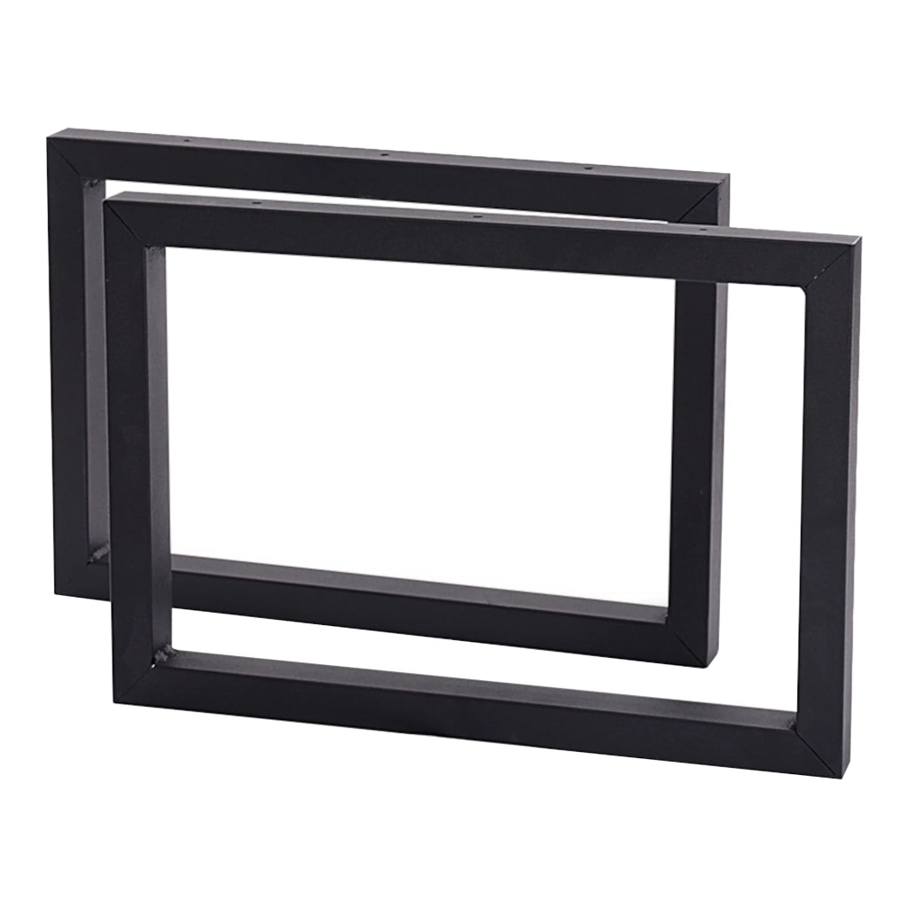 Set di 2 gambe rettangolari in acciaio per tavolo 35 x 50 cm 03_0008086