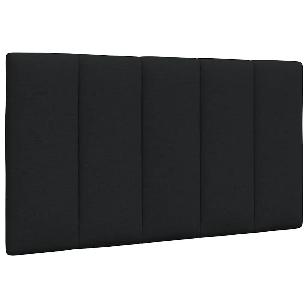 Letto con Materasso Hanko Nero 90x190 cm in Tessuto 3310498