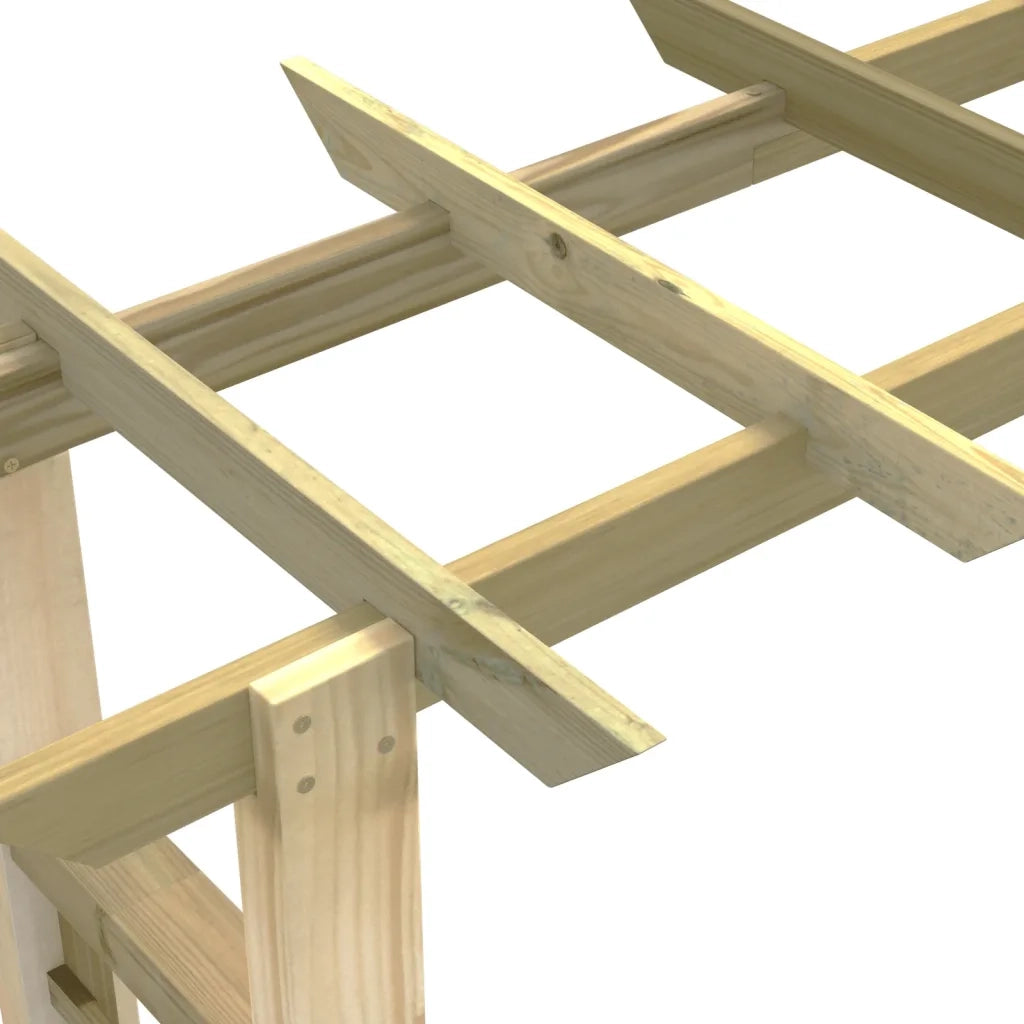 Pergola-Arco da Giardino-Archi da esterno 150x60x204 cm in Legno Impregnato