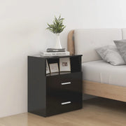 Comodini 2pz Neri 50x32x60 cm 803275