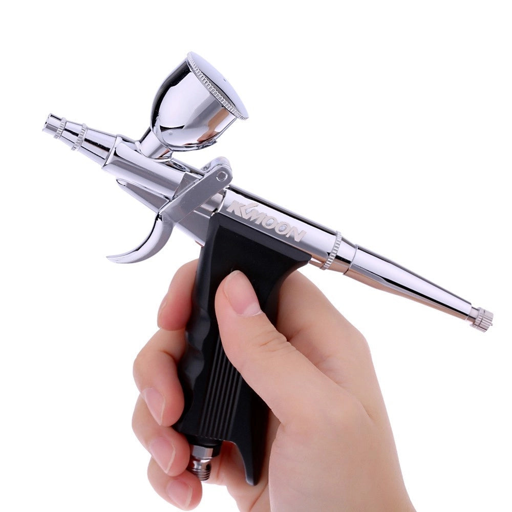 Trade Shop - Aerografo Doppia Azione Tratto Fine 0,3mm Aeropenna Aria Compressa Serbatoi -