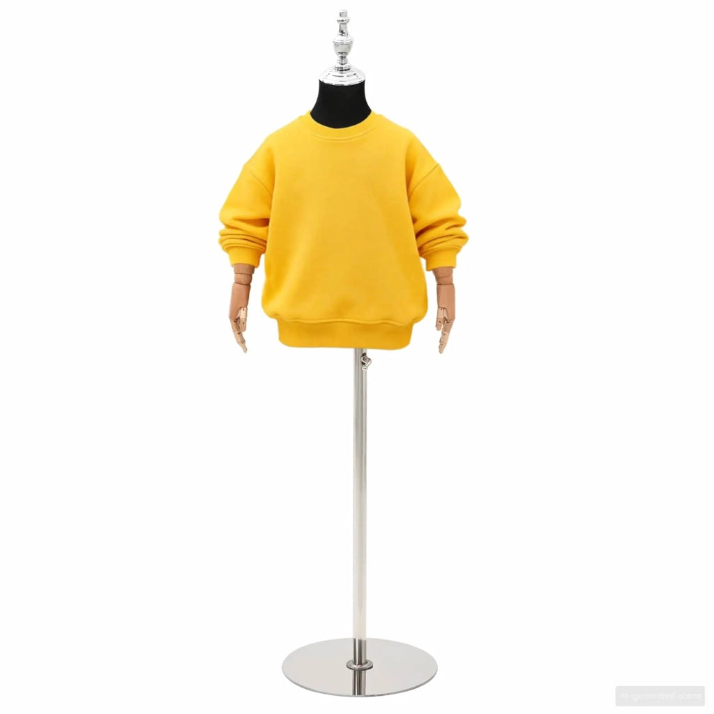 Manichino Regolabile 120-150 cm con Base Unisex PP Nero 42041710