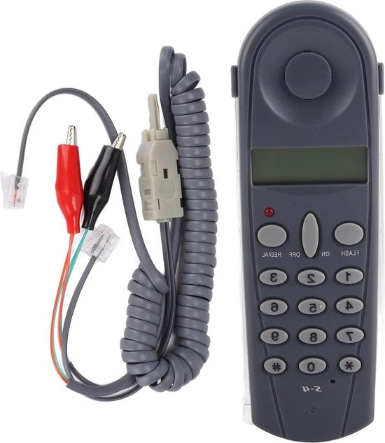 Set di test di linea perimetrale con connettori per uso domestico - Testare segnali di telefonia.
