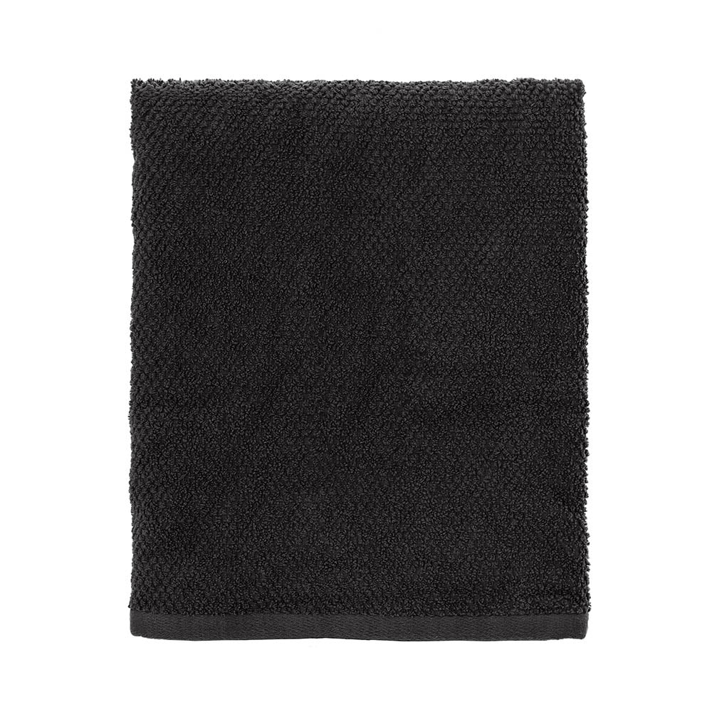 Asciugamani ospite per bagno 100% cotone nero 40x60 cm