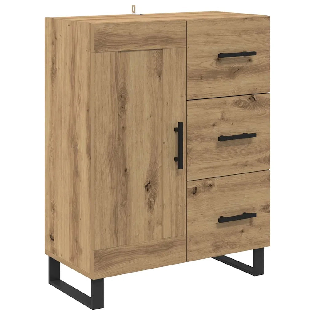 Credenza 2 pcs Rovere artigianale 69,5 x 34 x 180 cm 3415924