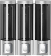 Fissaggio 3 in 1 senza foratura 250 ml x 3 dispenser liquido di sapone manuale con chiusura a chiave