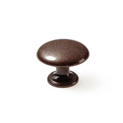 Pomolo in zama - Ã˜ 25 mm. - bronzo satinato
