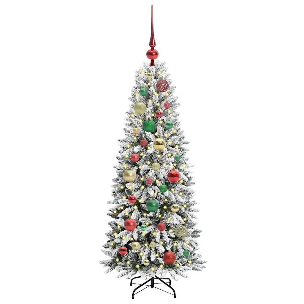 Albero di Natale artificiale con 150 LED Bianco 120 cm 3396029