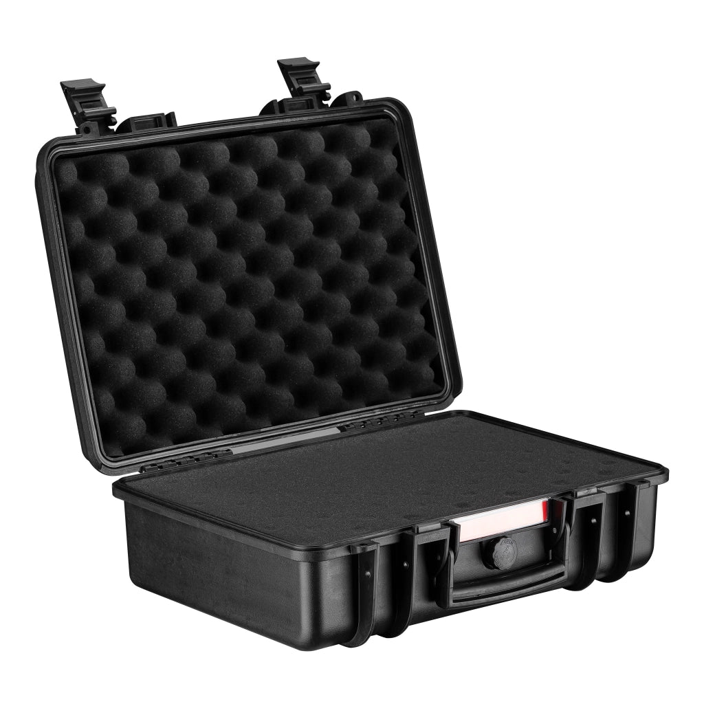 Valigetta universale 45 x 35 x 16 cm, custodia rigida impermeabile con inserto in schiuma