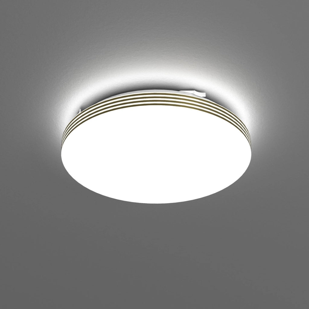 Plafoniera LED rotonda 26 cm 10W bianco oro Milagro