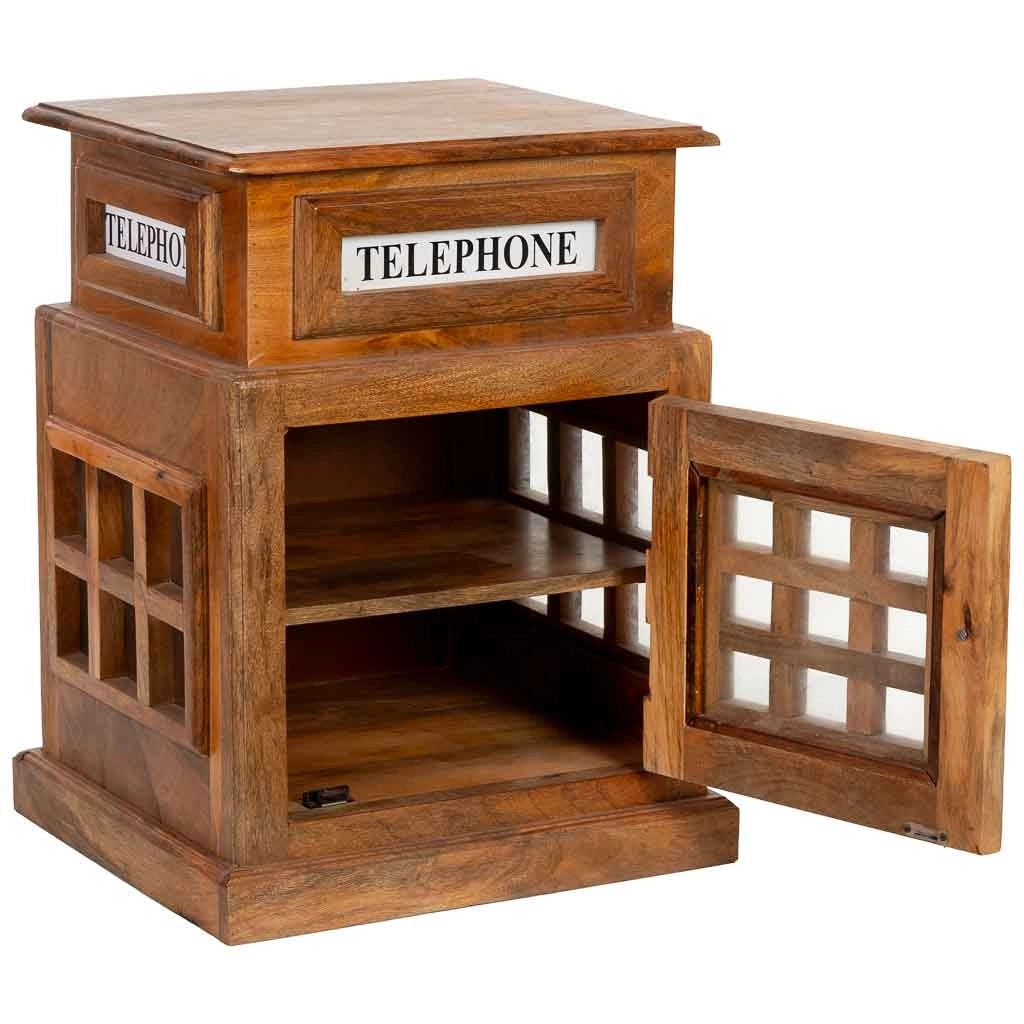 Portabottiglie per vino marrone 51x38x71h cm