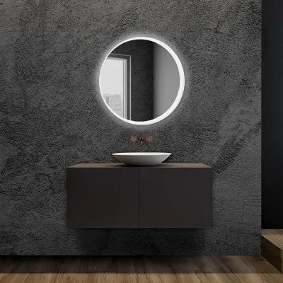 Specchio bagno 70 cm con retroilluminazione LED bianco naturale