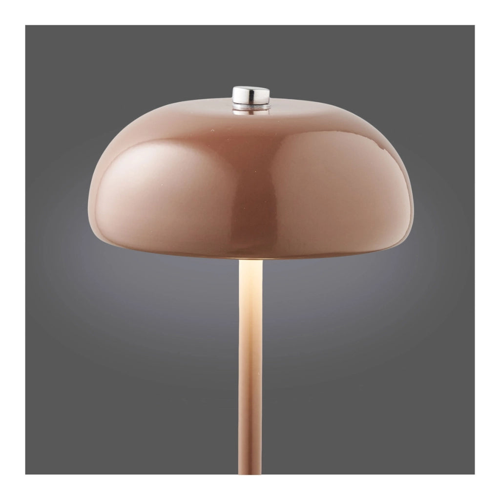 Lampada da Tavolo Margate, Marrone, Metallo, 13x13x18 cm