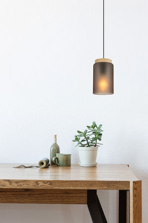 Lampada APP1810-1CP Frosted Grey