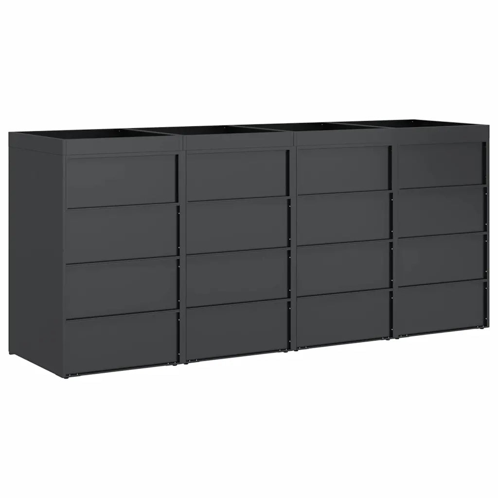 Contenitore per Rifiuti per 3 Bidoni 340 x 77.5 x 115.5 cm 3394785