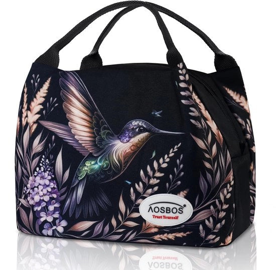 Borsa per Picnic Portatile Isolata per Uomo Borsa per Colazione Leggera per Ufficio Scuola Borsa per Pranzo Opaca per Uomo Borsa per Colazione Impermeabile Borsa per Colazione Portatile con Chiusura a Zip 8.5L