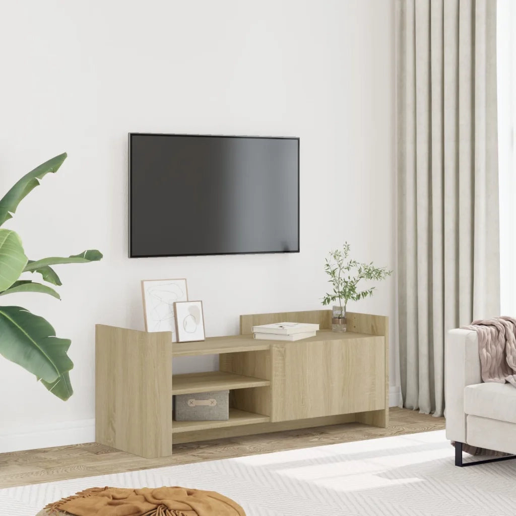 Mobile per TV Rovere Sonoma 100x35x40 cm Legno Multistrato 848376