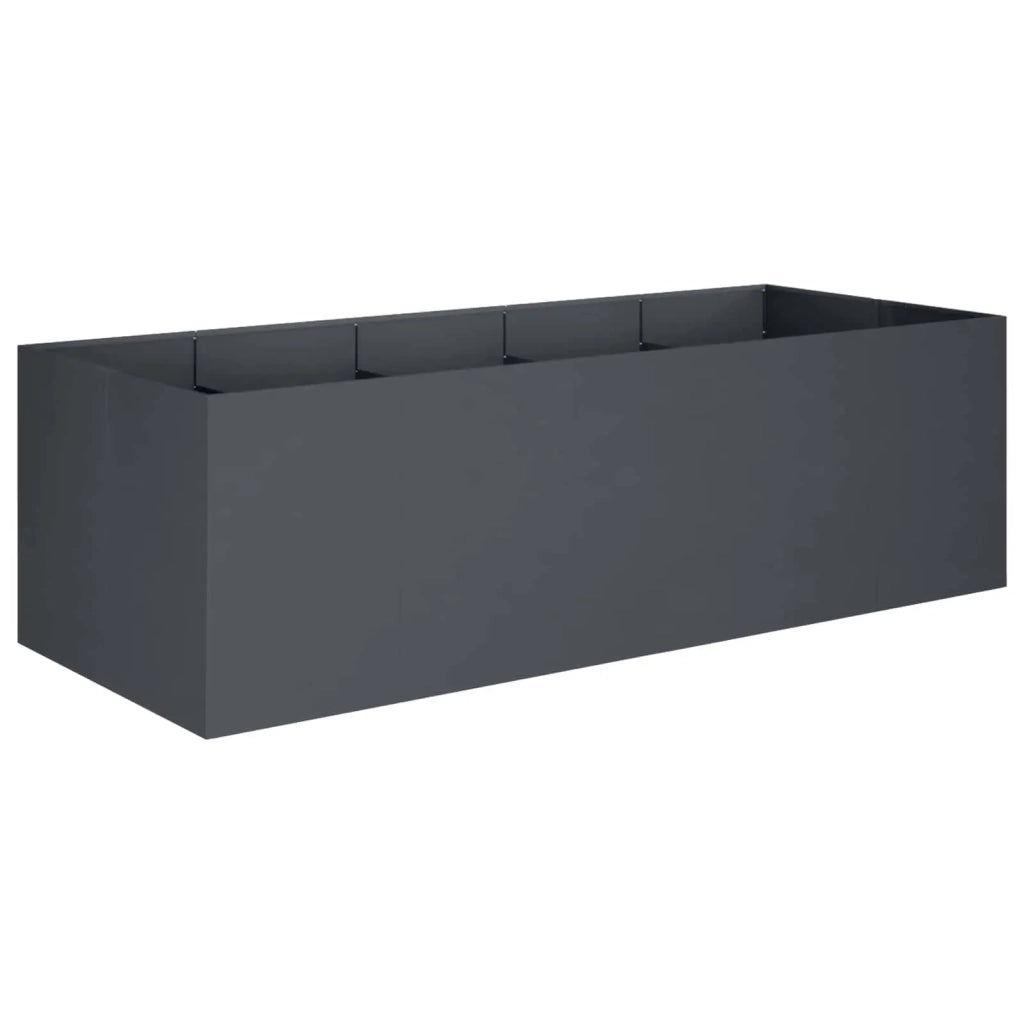 Vaso da giardino Antracite 200 x 80 x 60 cm 8005934