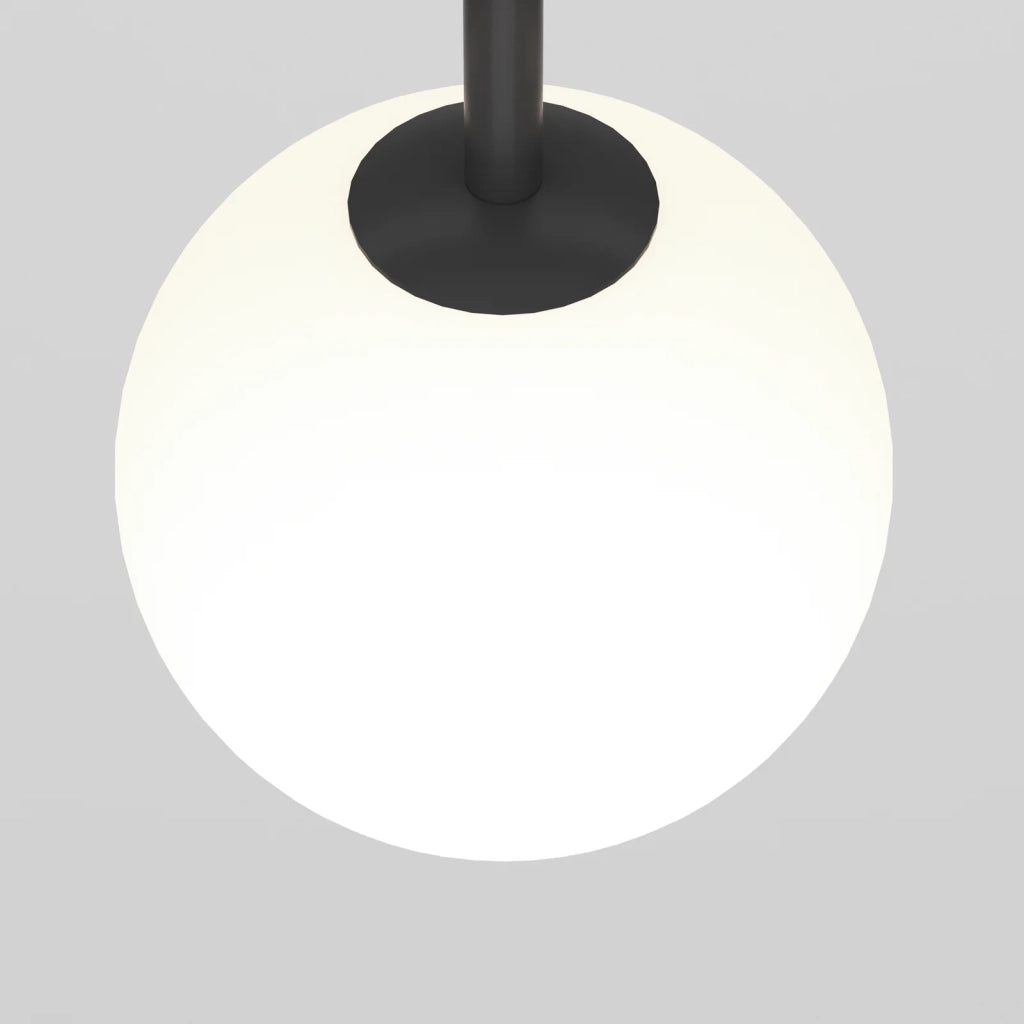 Maytoni Lampada Da Binario Moderna Exility Luna 1 Luce LED Integrato Nero Vetro