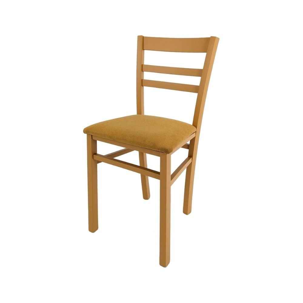 Set 2 sedie in legno Cromica colore mango