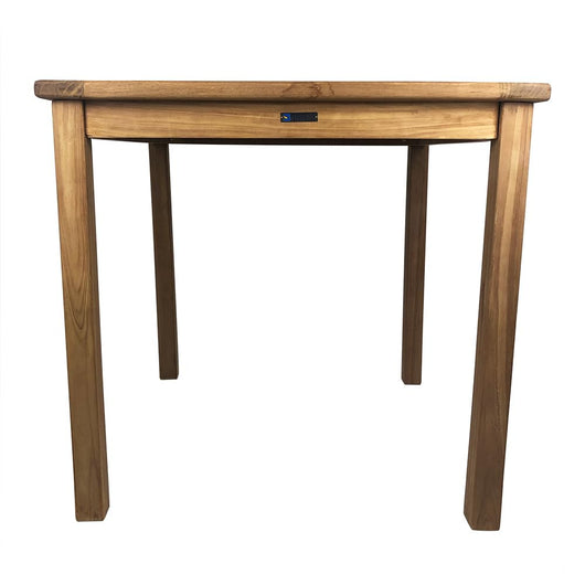 Tavolo per Giardino da Esterno Quadrato Bistrot 80x80 cm in Teak