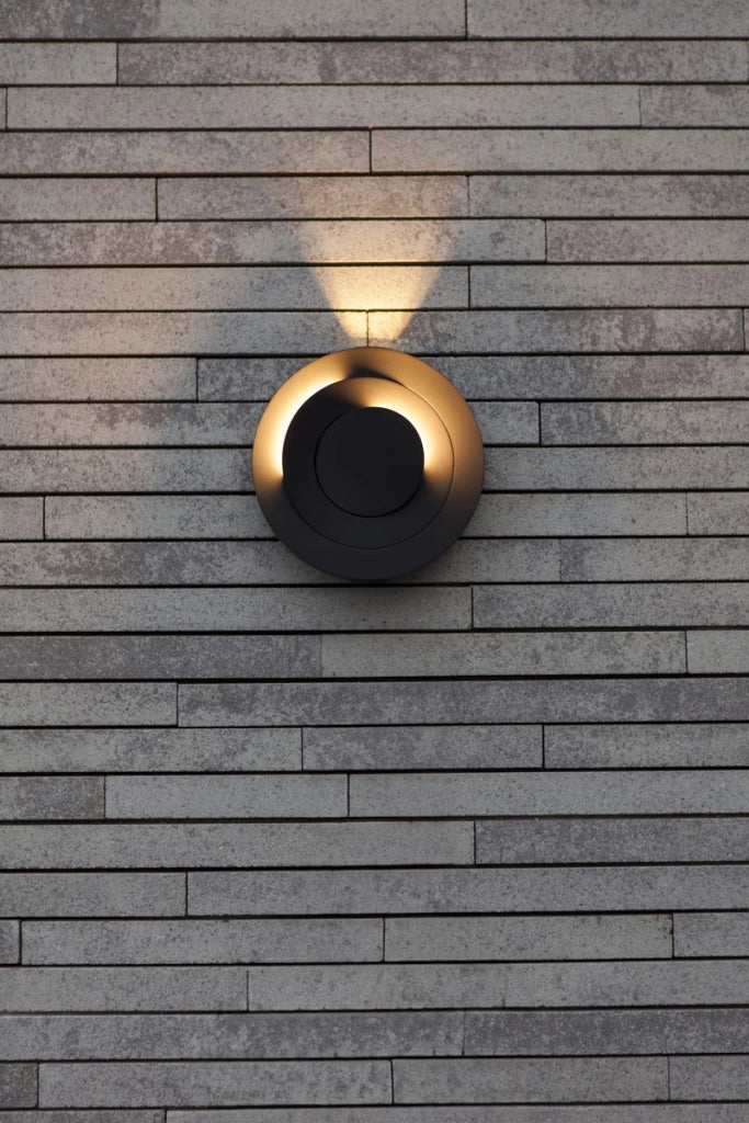 Applique esterna LED IP54 7,8W MOOV Lutec grigio scuro