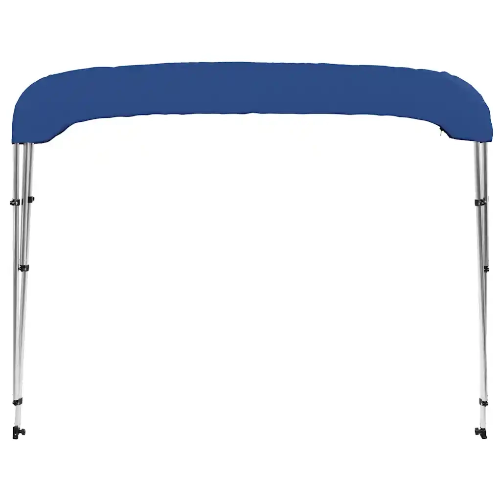 Bimini di Prua con Tendalino a 3 Archi Blu 183x140x137 cm CFW3052967