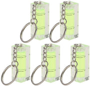 Set di livellazione con 5 livelli mini - Alta precisione - Livello quadrato - Chiave appeso - Adatto per lavorazione del legno - Nivellatore