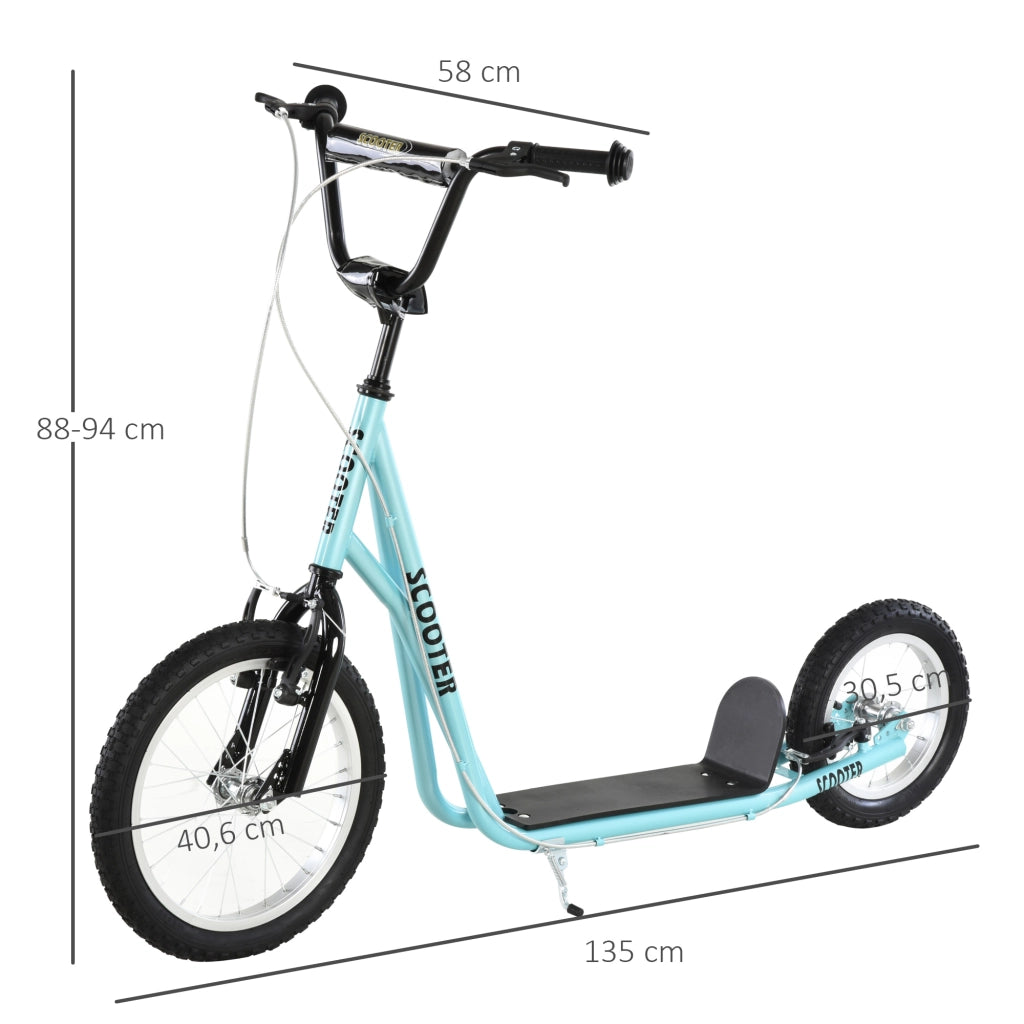 Patinete per bambini ¨C zephmum ¨C 135x58x88 cm, blu