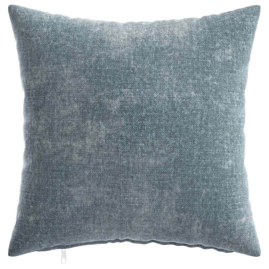 Federa 6 pcs HEERLEN Azzurro 30 x 30 cm Tessuto Chenille 907468