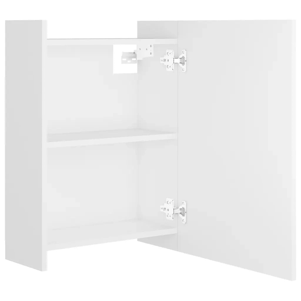 Armadietto a Specchio Bianco 62,5x20,5x64 cm Legno Multistrato cod mxl 77608