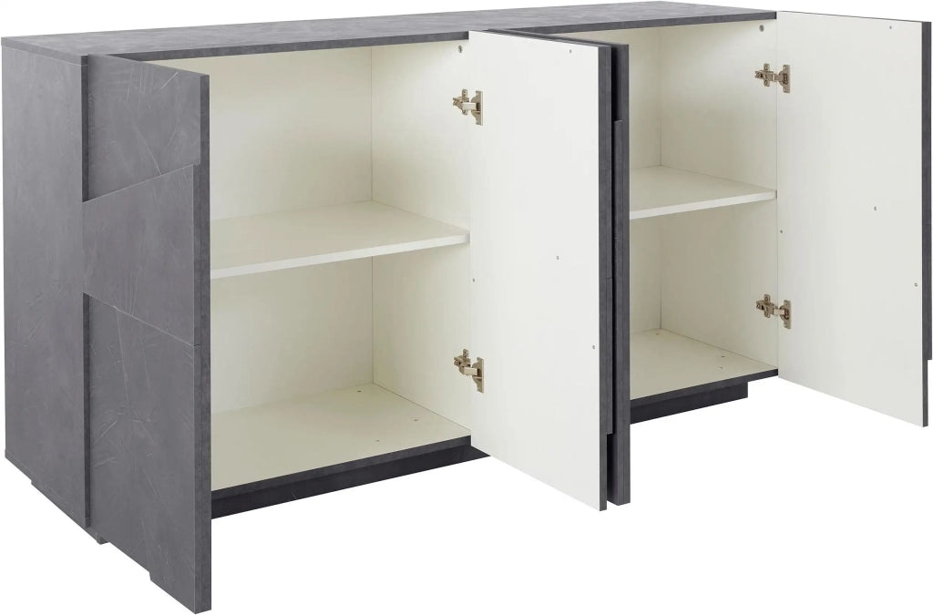 Mobile PING L 162.4 x H 86 x P 44.2 cm grigio ardesia