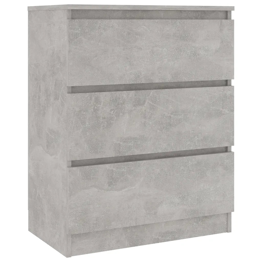 Credenza Grigio Cemento 60x35x76 cm in Legno Multistrato 801386