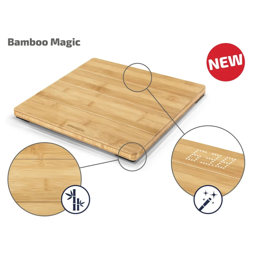 Soehnle Bilancia da Bagno Style Sense Bamboo Magic 180 kg 444124