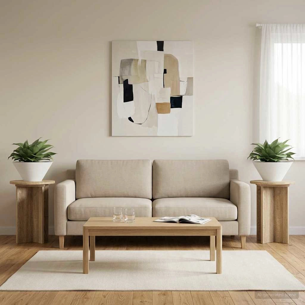 Supporto per piante 2 pz Rovere Sonoma Ø29,5 x 40 cm 899737