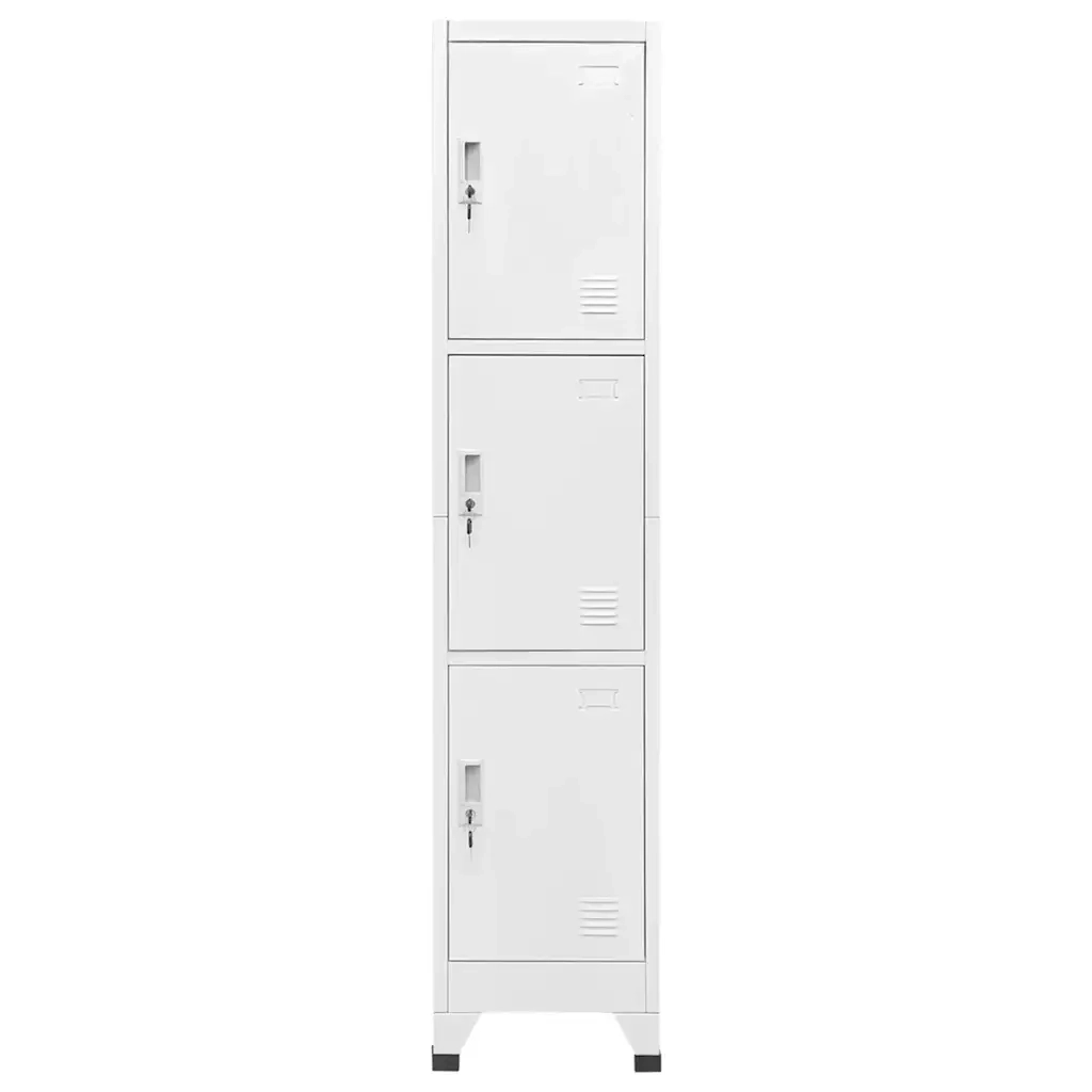 Armadietto a Chiave a 3 Scomparti 38x45x180 cm   cod mxl 51369