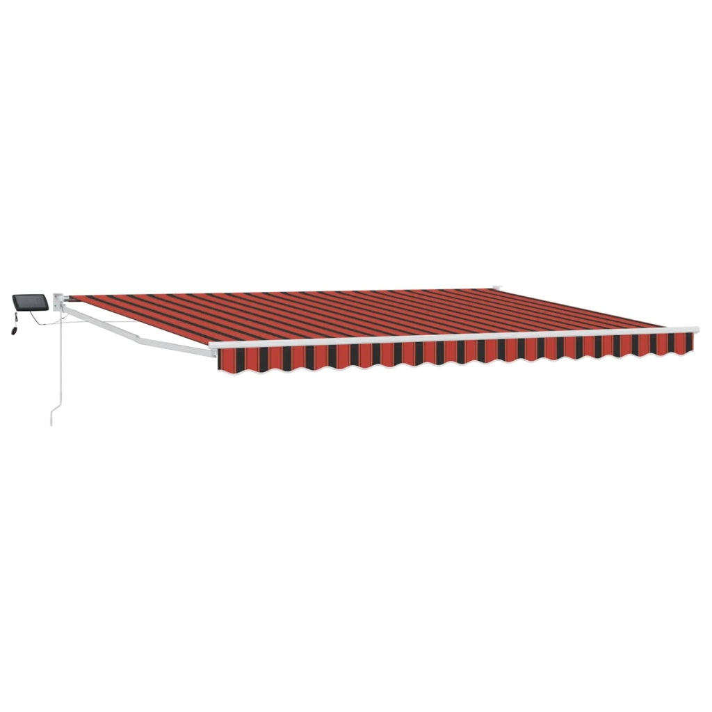 Tenda retrattile manuale con LED 5 x 3 m 3419326