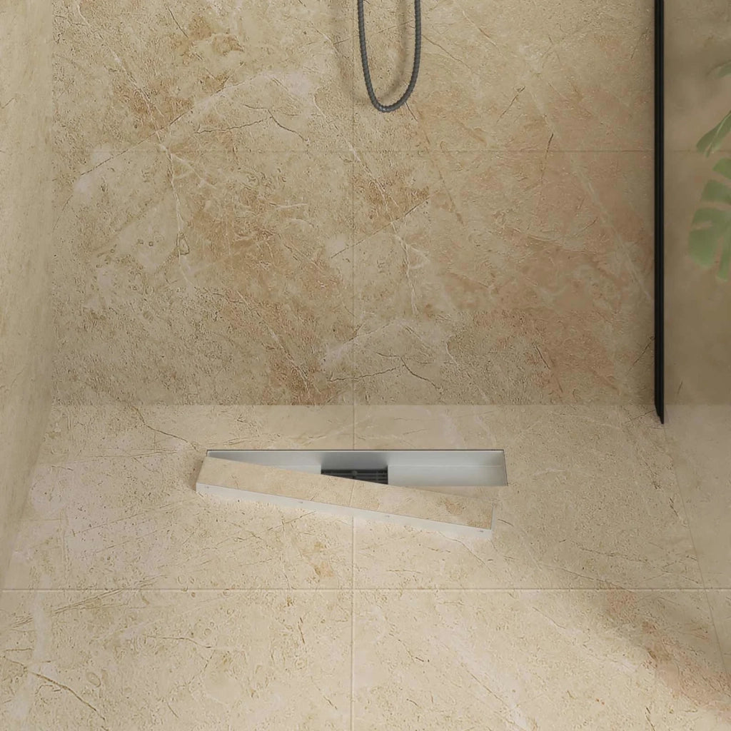 Drenaggio doccia 2 in 1 Argento 60 cm Acciaio Inox 304 CFW7787692