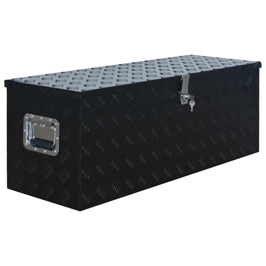 Scatola in Alluminio 1085x370x400 mm Nera 144846