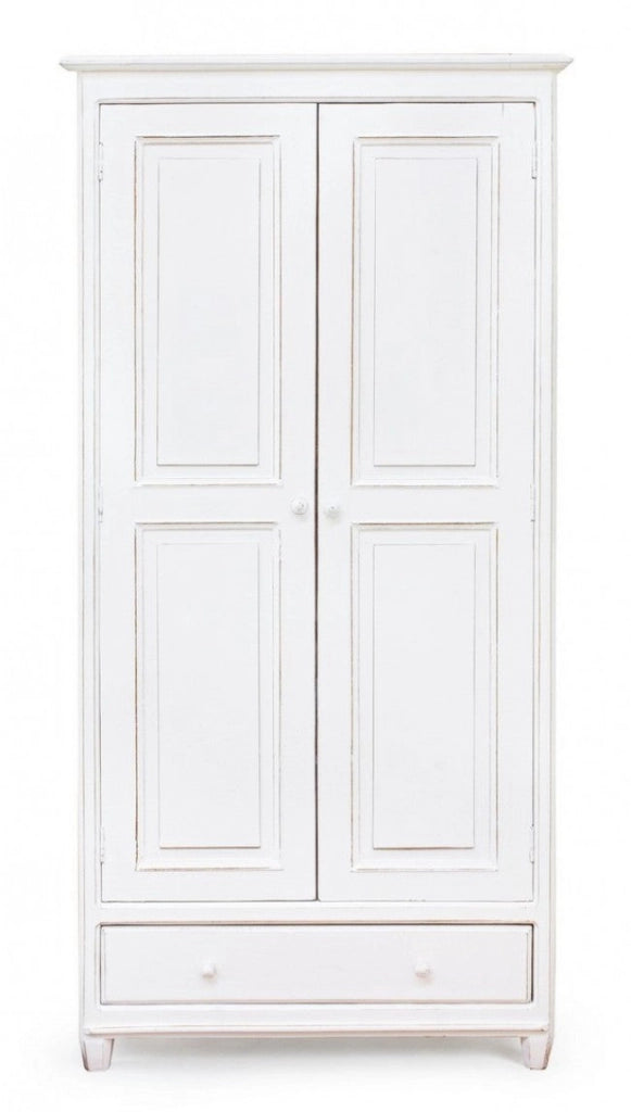 Mobile Armadio 90x55x190 cm 2 Ante 1 Cassetto Colette